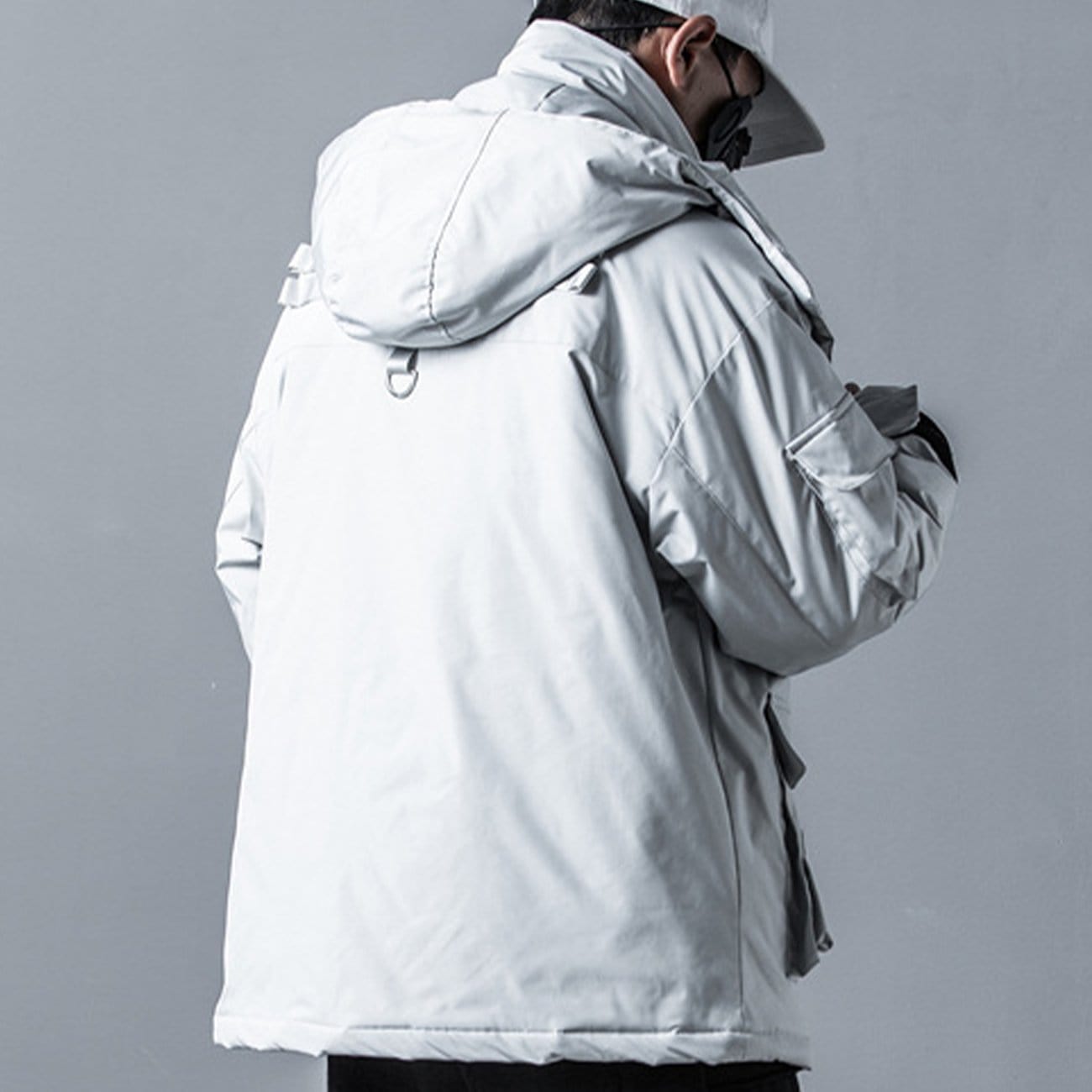 WLS Removable Multi Pockets Winter Coat