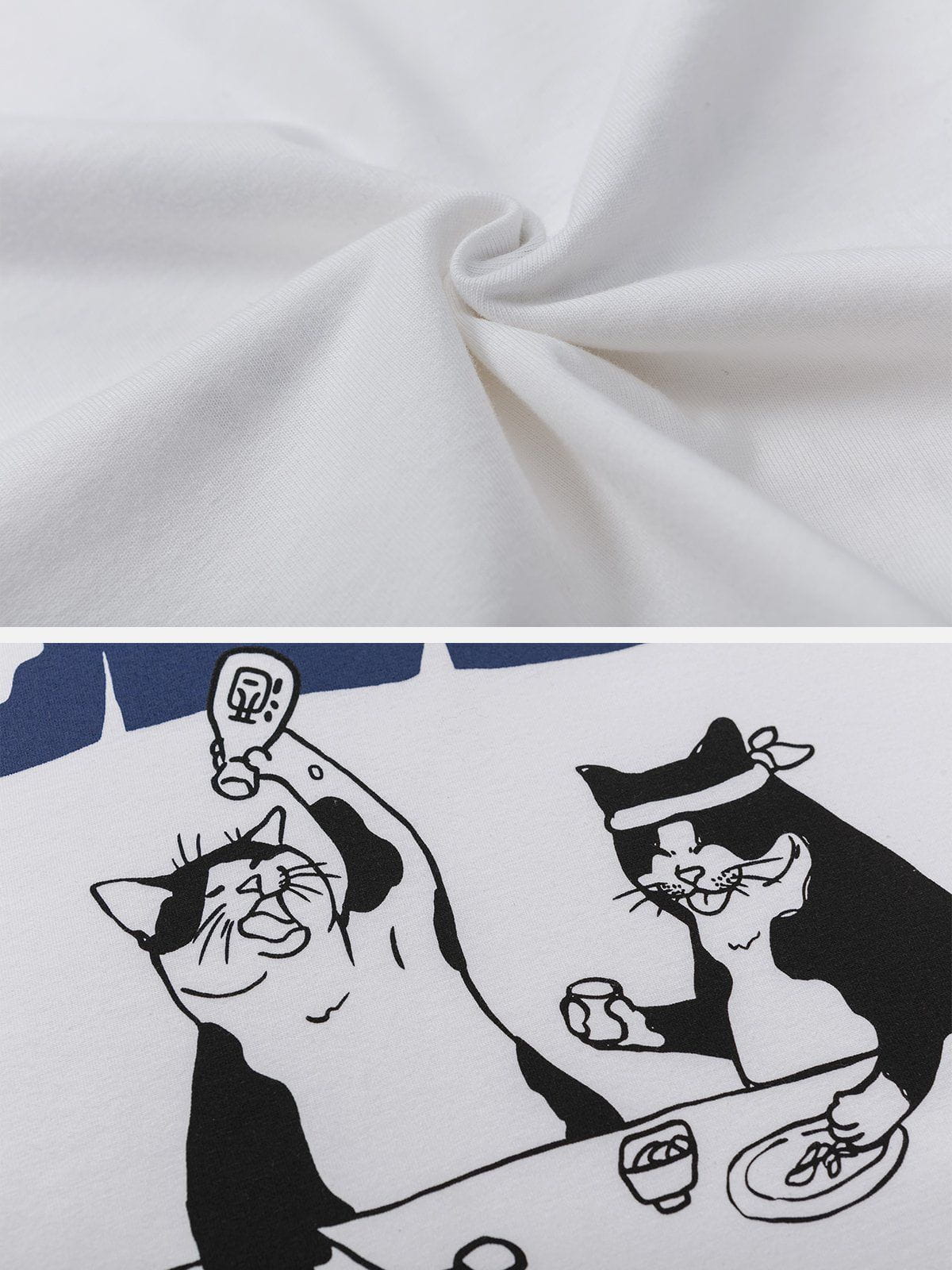 WLS The Cat After Work Print Tee