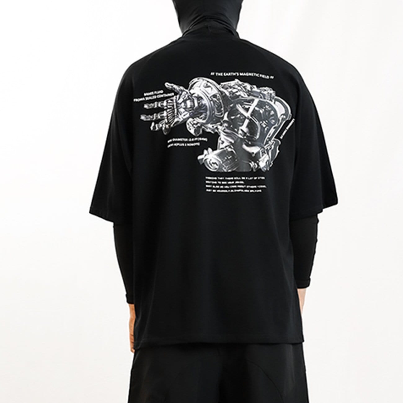 WLS Three-dimensional Tech Graphic Tee