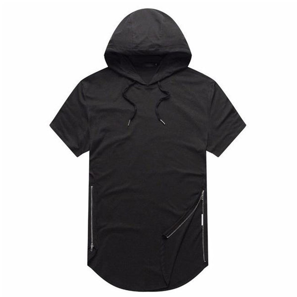 WLS Function Side Zipper Hooded Tee