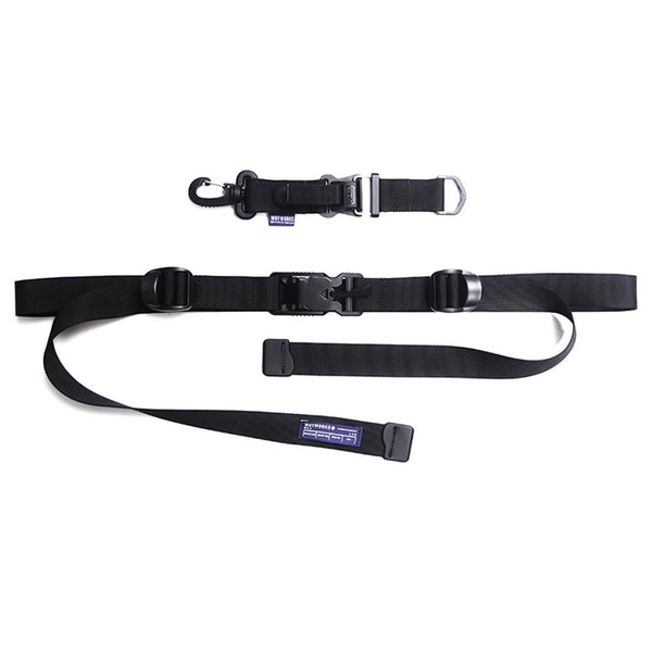 WLS Cyberpunk Dark Ninja Automatic Buckle Belt