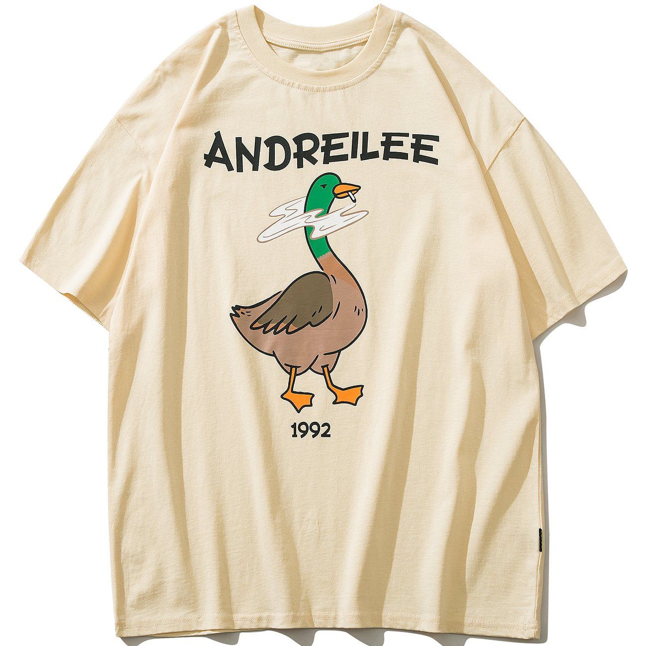 WLS Green Furry Duck Graphic Tee