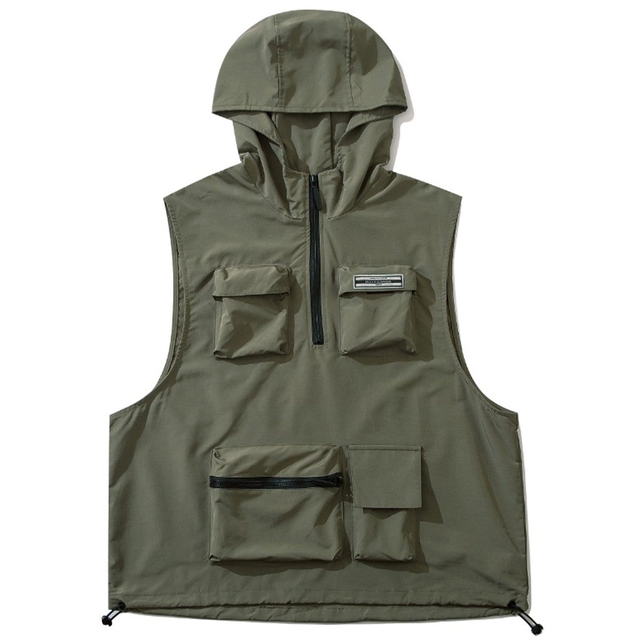 WLS Half Zipper Hood Vest