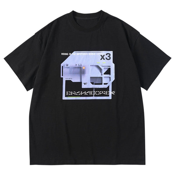 WLS Dark Module Print Cotton Tee