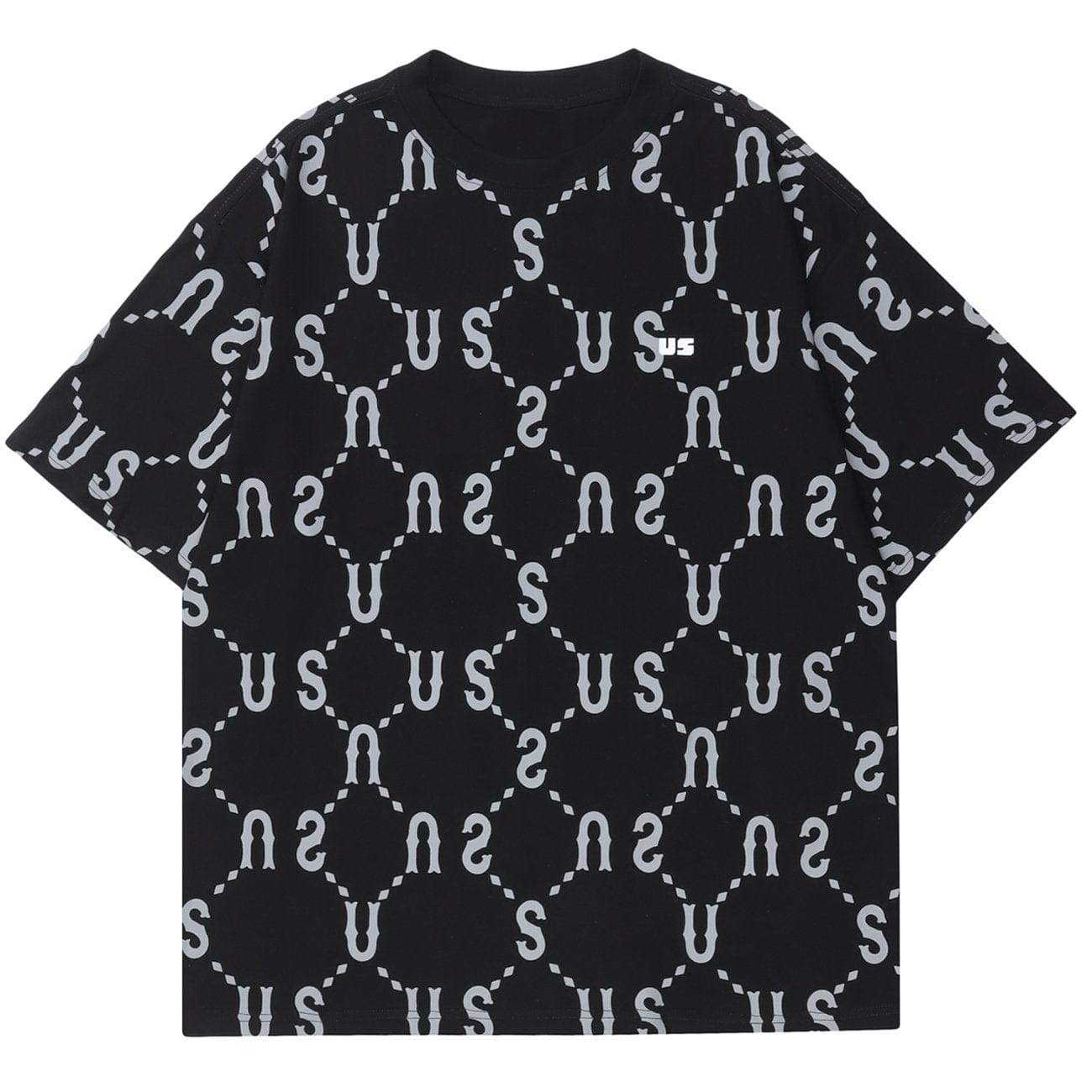 WLS Letters Grid Graphics Tee