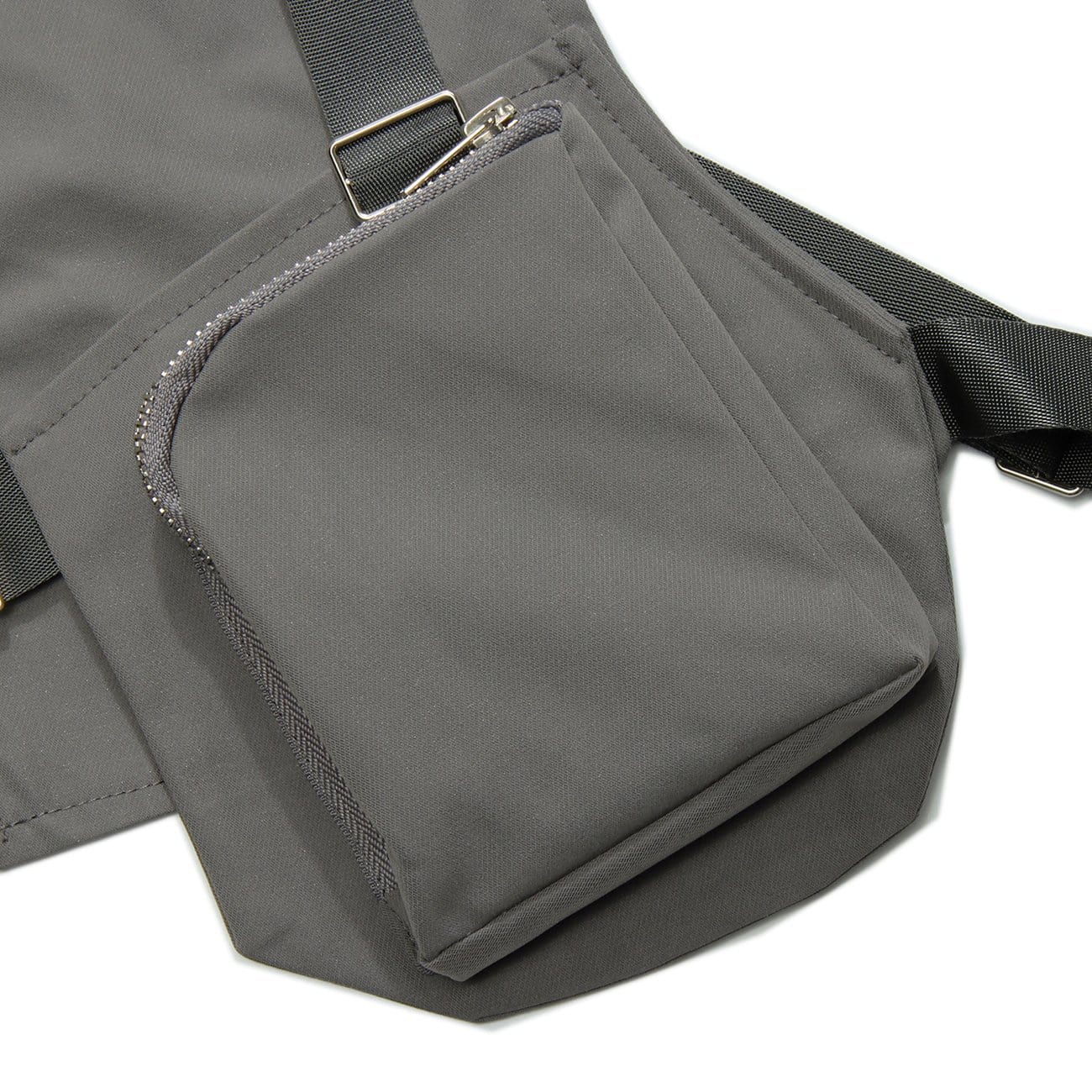 WLS Function Metal Zipper Buckle Vest