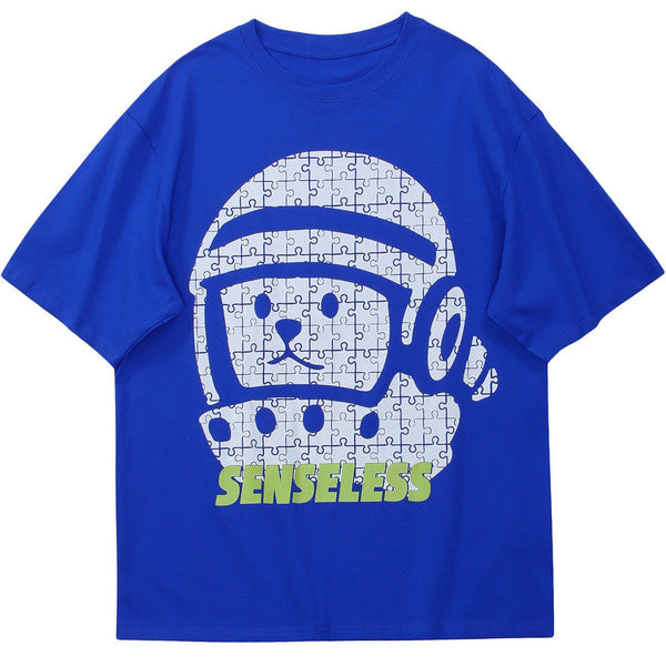 WLS Cartoon Helmet Print Tee