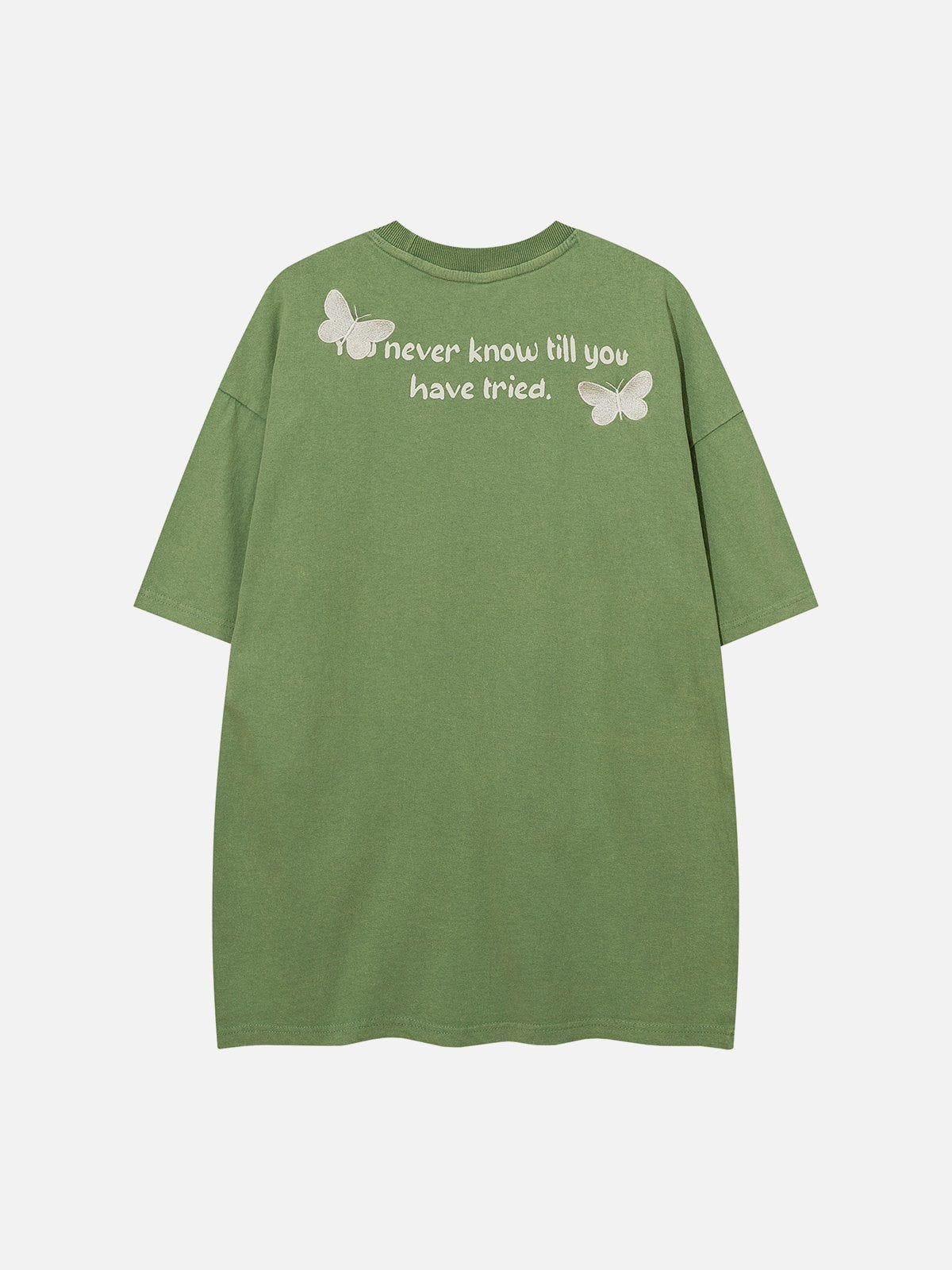 WLS Vintage Butterfly Print Tee