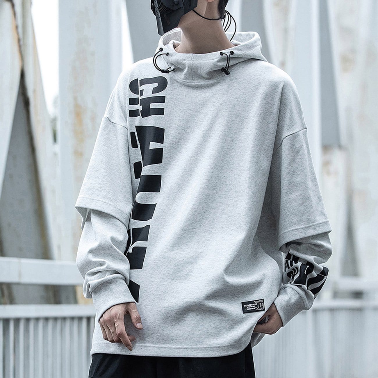 WLS Double Symmetry Print Hoodie