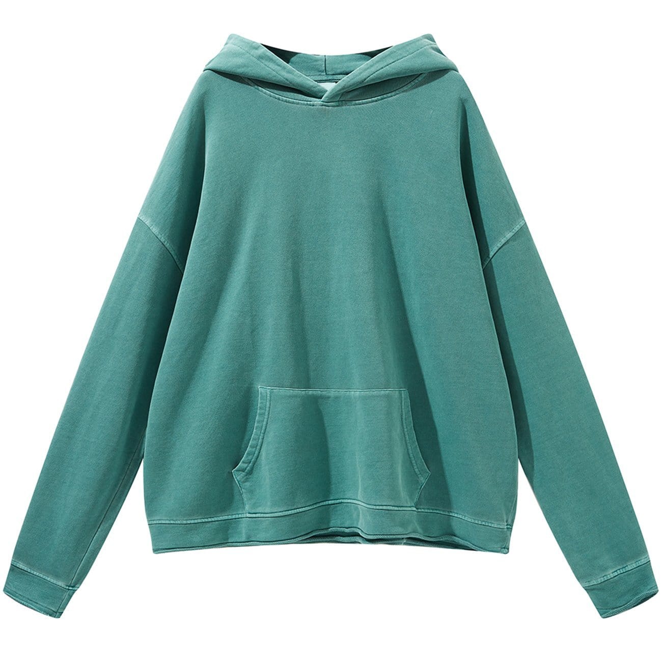 WLS Solid Color Washed Hoodie