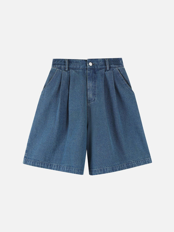 WLS Embroidery Denim Shorts
