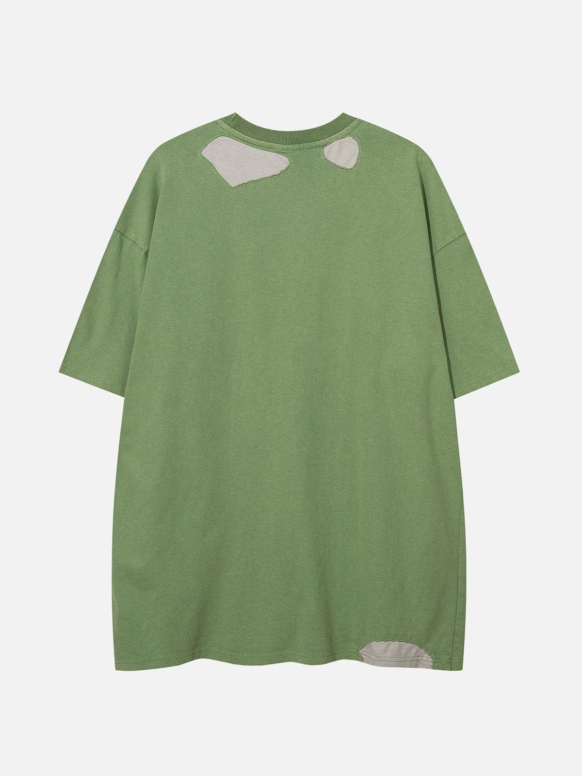 WLS Hole Patchwork Washed Tee