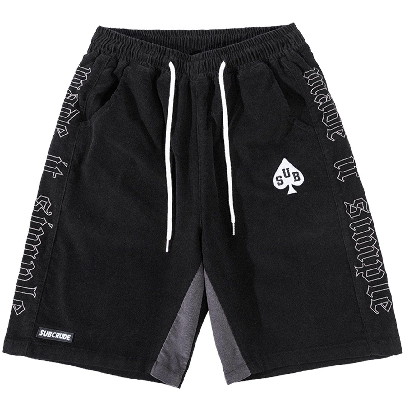 WLS Spades Embroidered Shorts