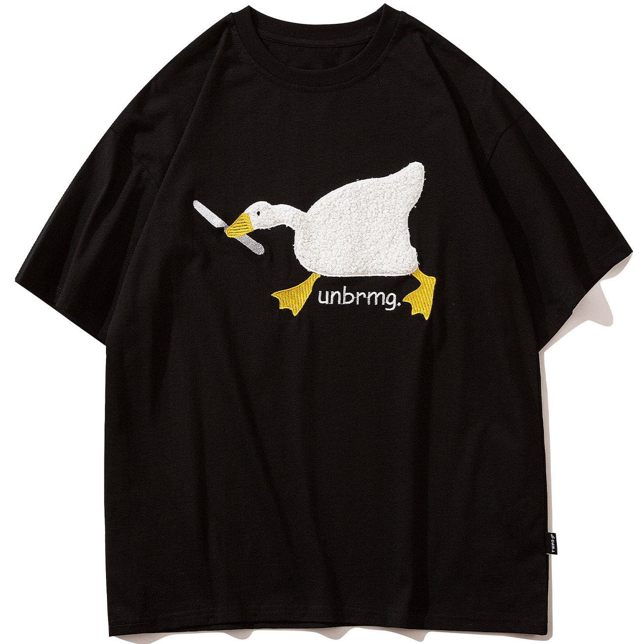WLS Big White Goose Embroidered Tee