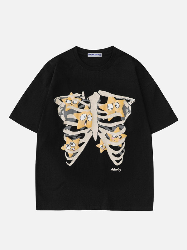 WLS Skeleton Foam Printing Tee