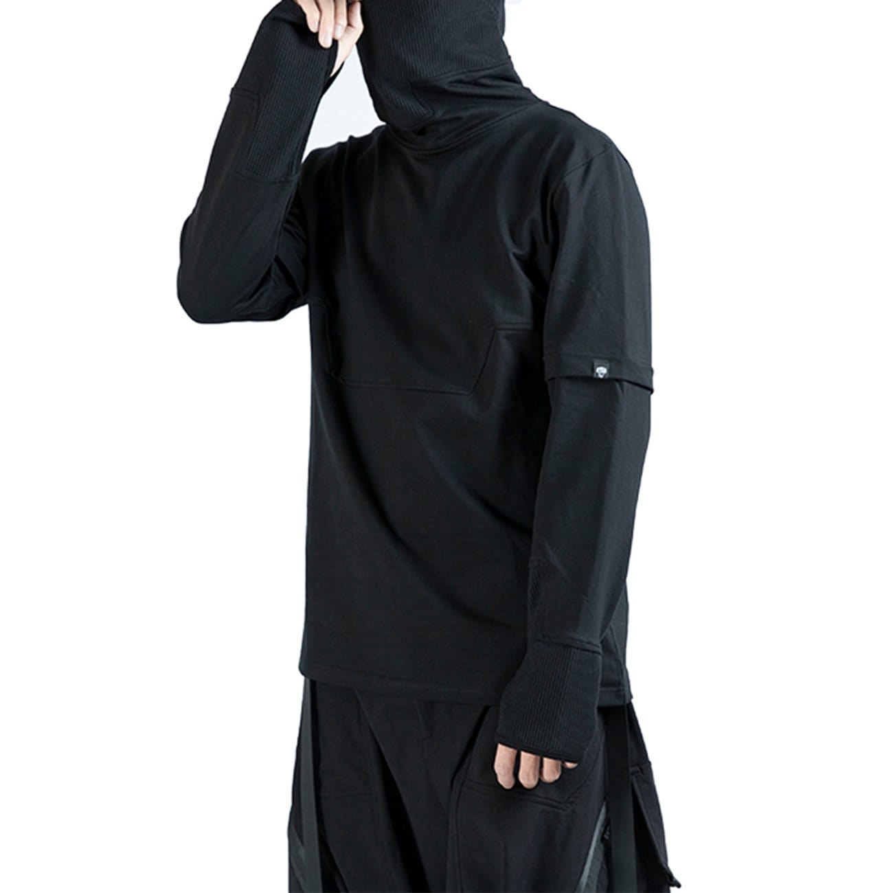 WLS Dark Ninja Turtleneck Sweatshirt