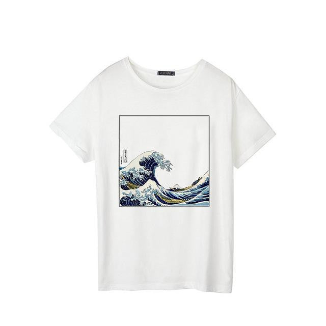 The Great Wave off Kanagawa Hokusai T-shirt