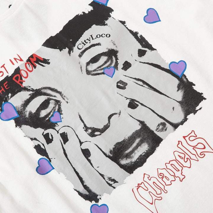 WLS Printed Chapels Design Rounded Collar Soft Cotton Tee