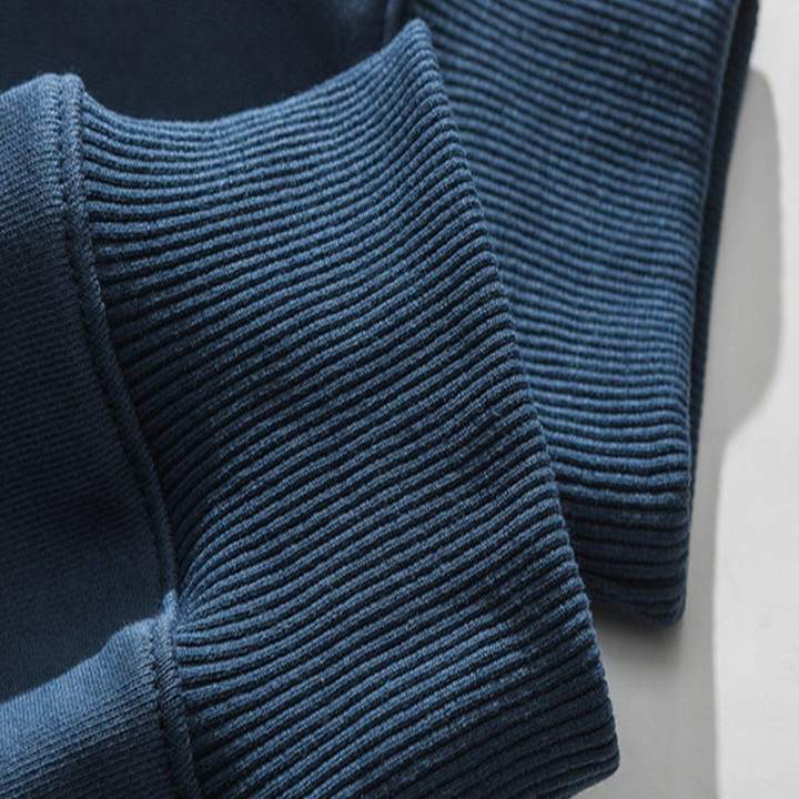 WLS Two-piece Printed Round Collar Sweatshirt
